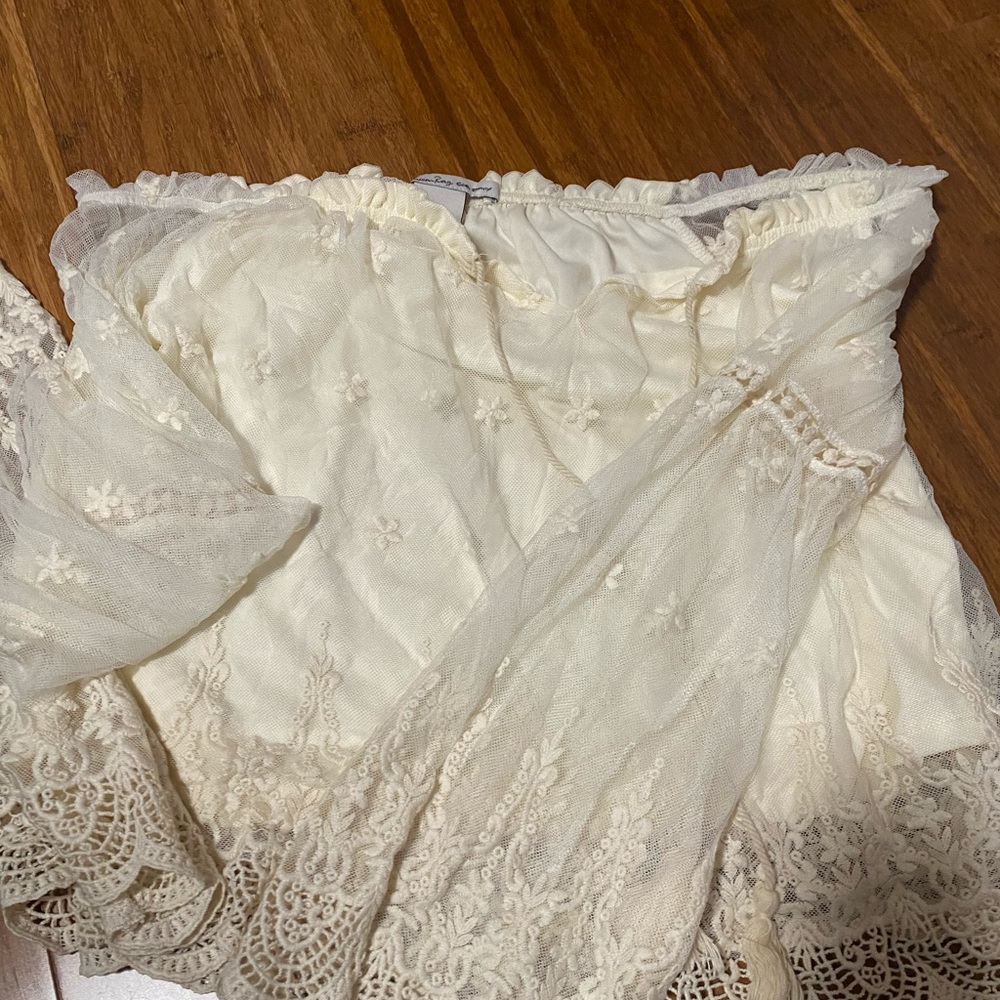 Off the shoulder blouse